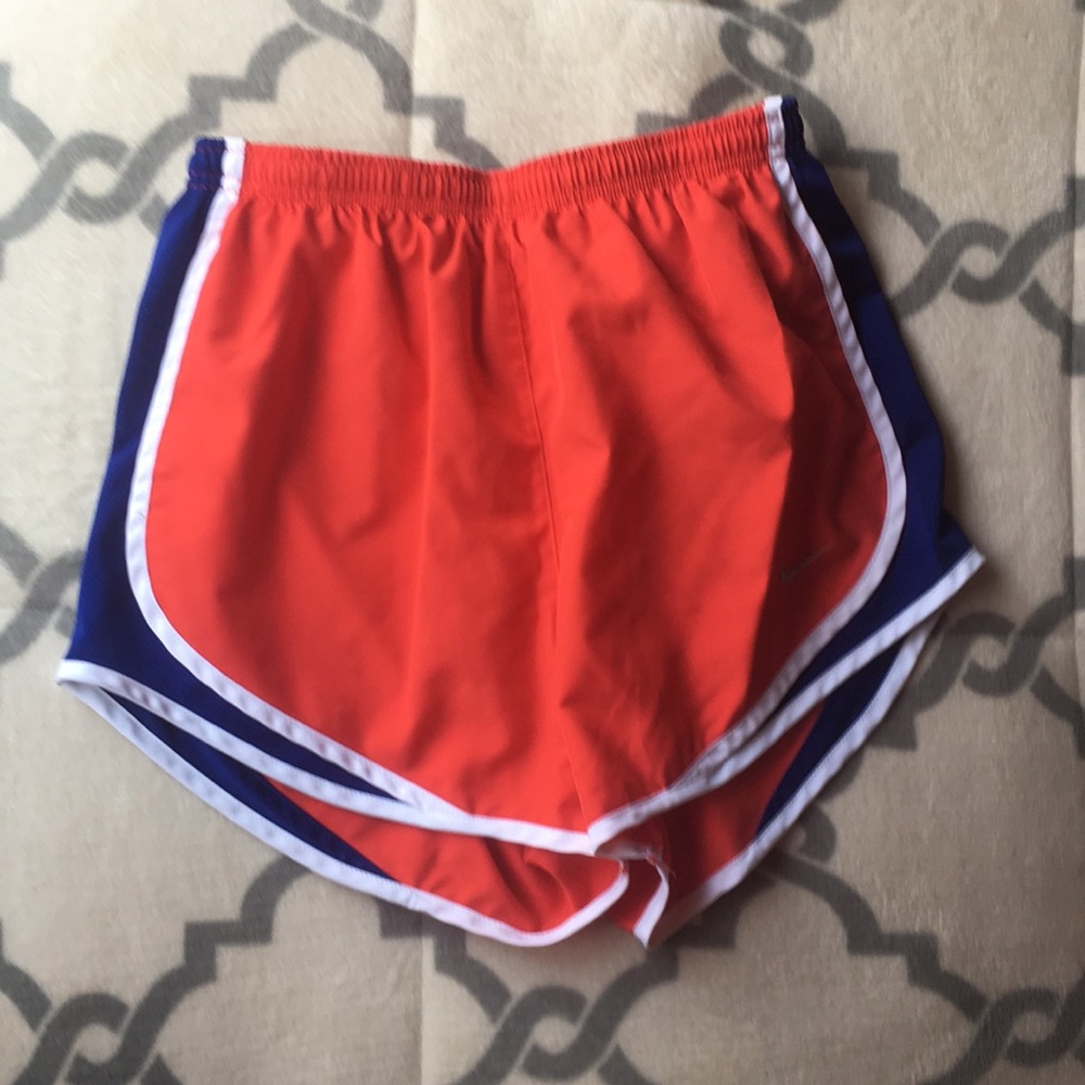 NIKE red tempo shorts